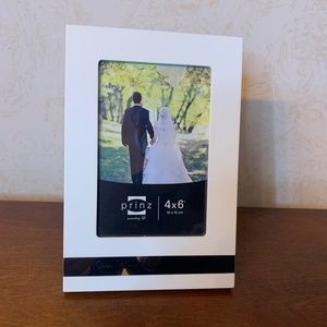 Our Wedding Best Day Ever White Picture Frame